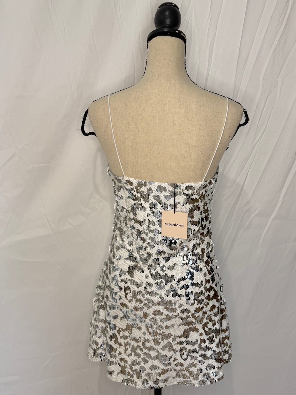 NWT superdown Bryanna Sequin Mini Dress - Picture 7 of 8